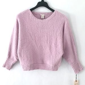 Sincerely Jules Rosy Lavender Chenille Dolman Sleeve Sweater